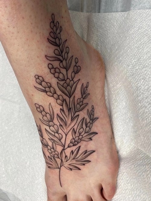 Discover 86+ sage leaves tattoo