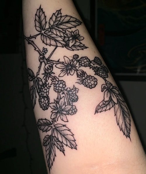 blackberry tattoos 5