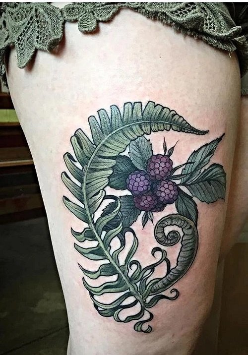 blackberry tattoo designs 6