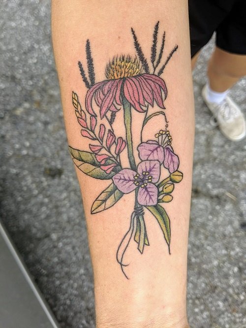 wildflower tattoos 5