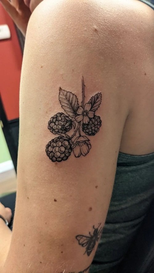 blackberry tattoo designs 3