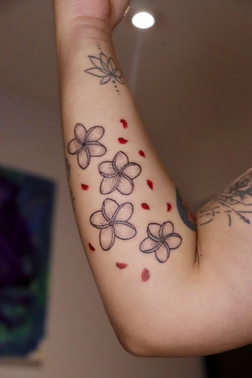 Rose Petals tattoo ideas 2