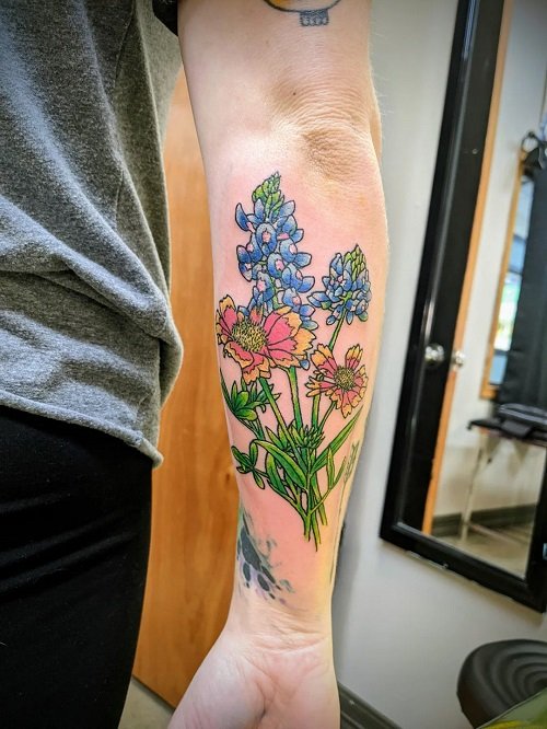 wildflower tattoo ideas 