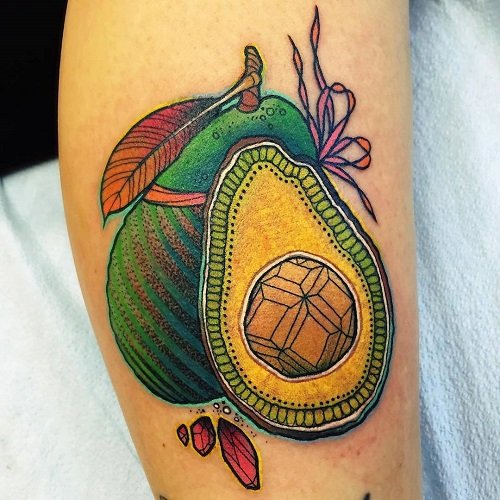 avocado tattoo designs 3