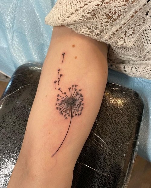 Dandelion Tattoo ideas 11