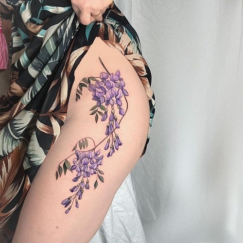 wisteria tattoos 3