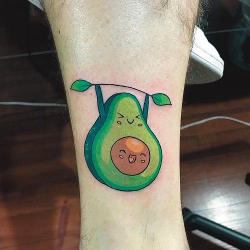 avocado tattoo ideas 6
