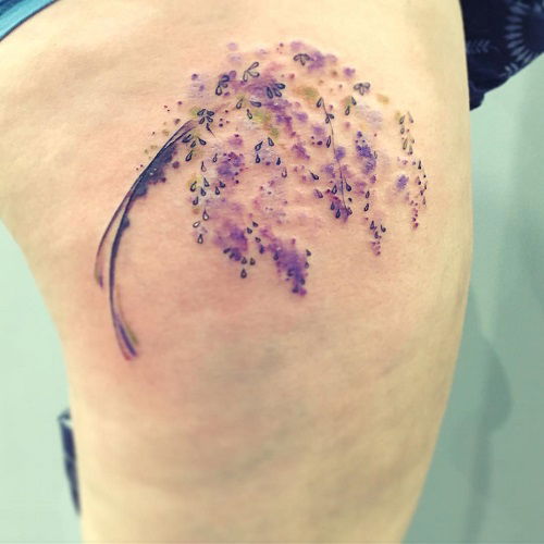 wisteria tattoos 1