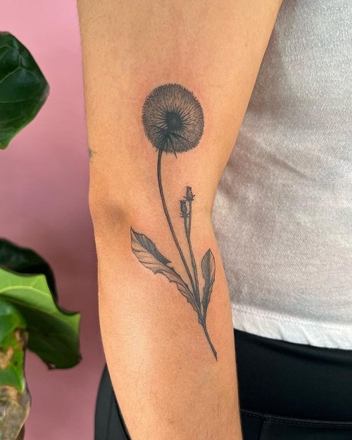 Dandelion Tattoo ideas 24