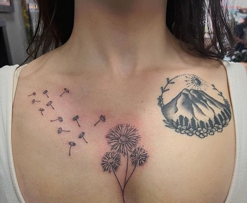 Dandelion Tattoo ideas 20