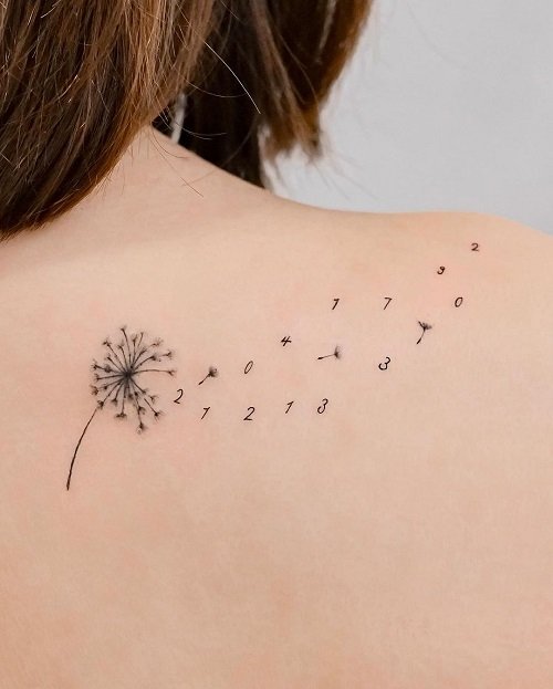 Dandelion Tattoo ideas 16