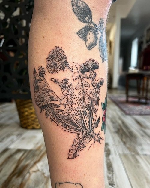 Dandelion Tattoo ideas 23
