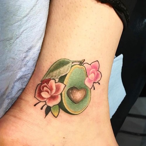 avocado tattoo designs 5
