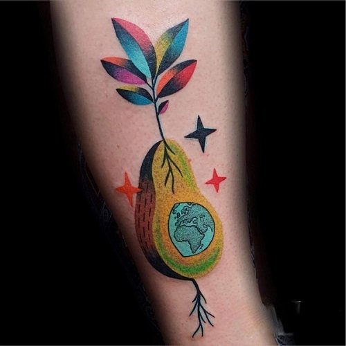 avocado tattoos 4