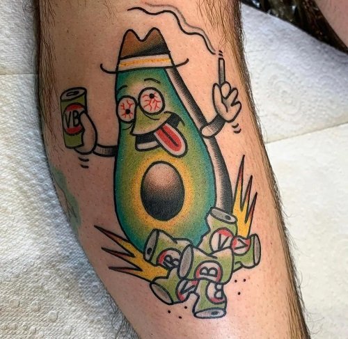 avocado tattoos 5