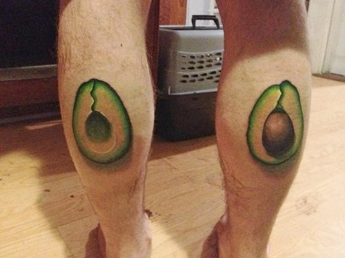 avocado tattoo ideas 4