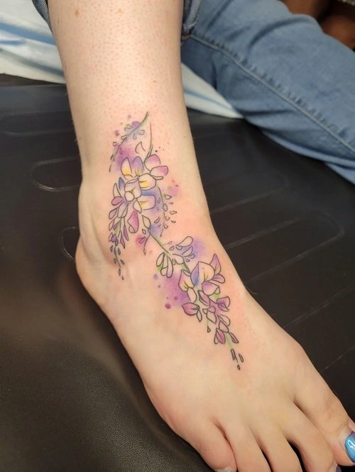 wisteria tattoo ideas 3