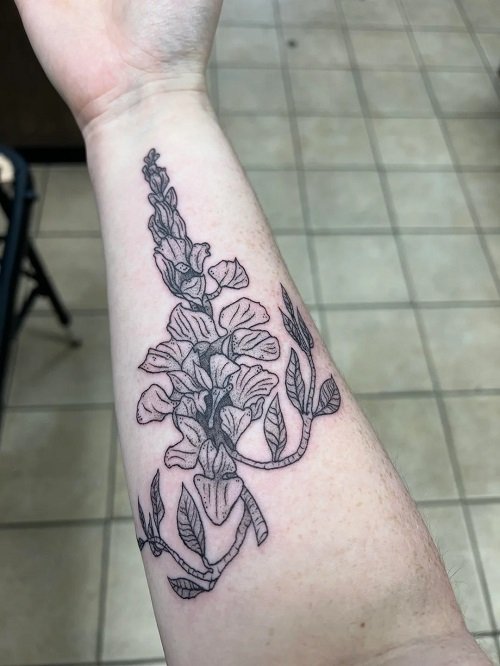 wisteria tattoo ideas 4