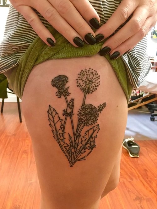 Dandelion Tattoo ideas 1