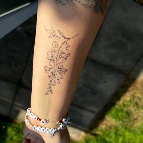 wisteria tattoo ideas 2