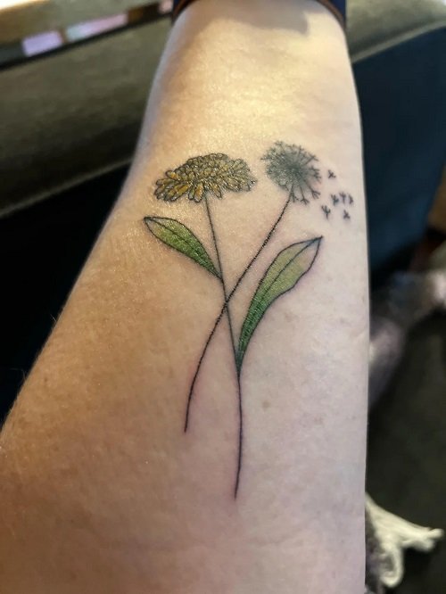 Dandelion Tattoo ideas 5