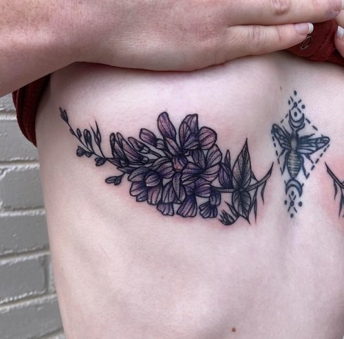 wisteria tattoos ideas 5