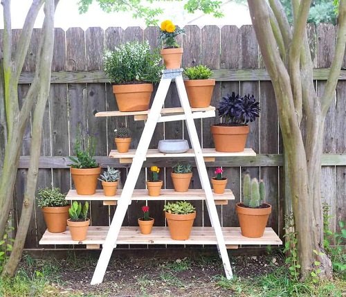 Ideas for a Container Garden Stand 6