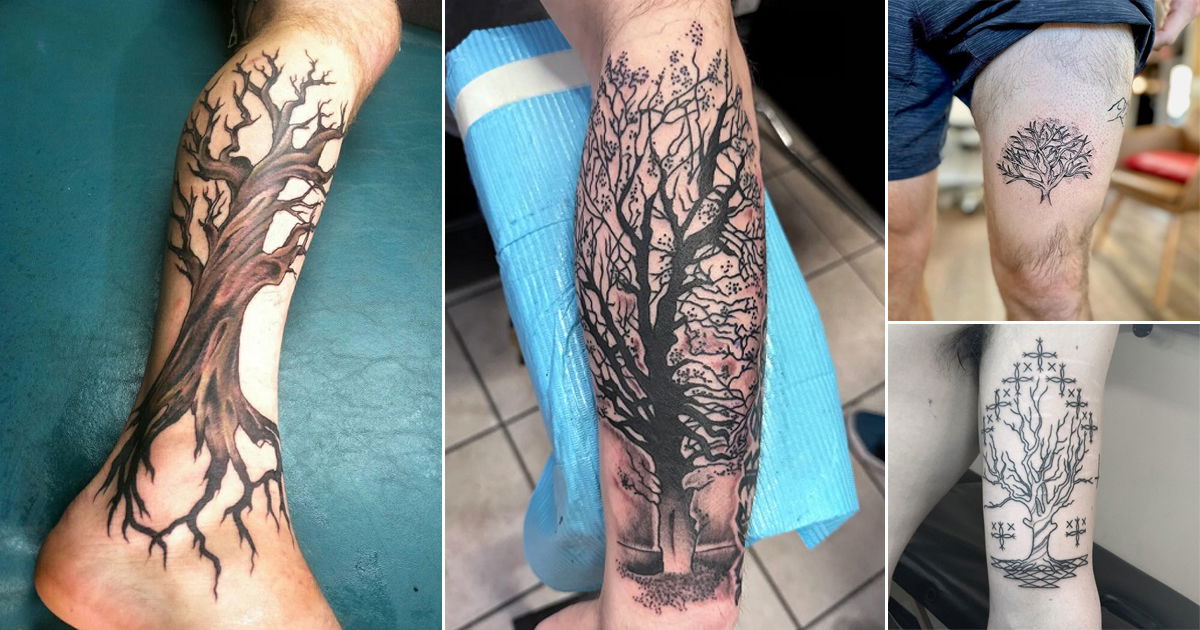 22 Oak Tree Tattoo Ideas 