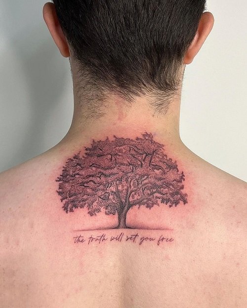 oak tree tattoos 12
