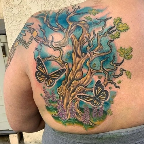 oak tree tattoos 15