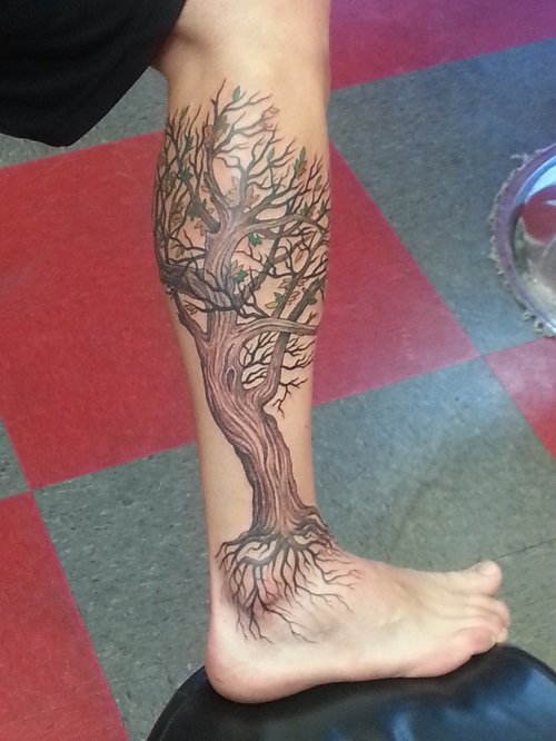 oak tree tattoos 6