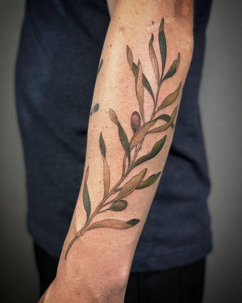 latest olive tattoo design 1