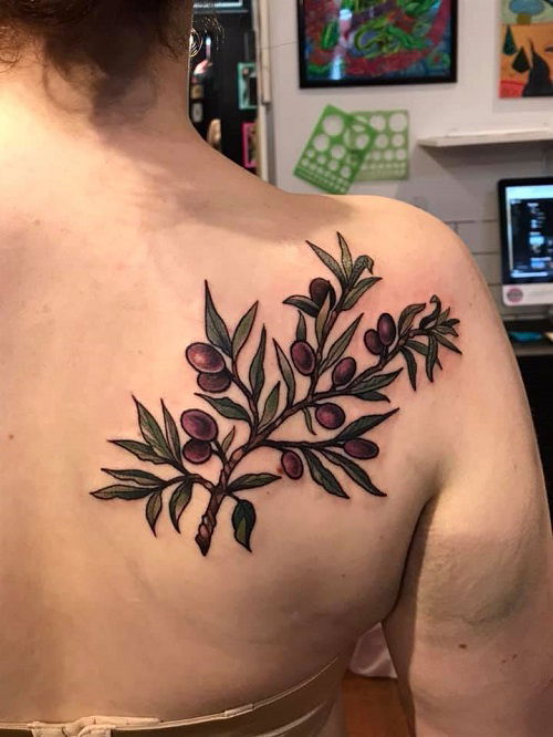 trending olive tattoo