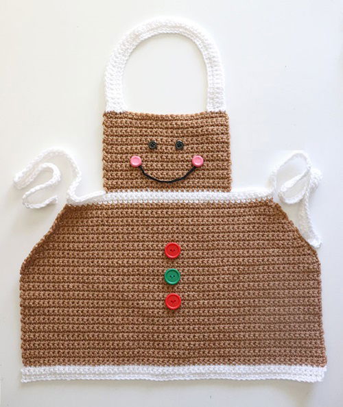 Gingerbread Apron for Kids