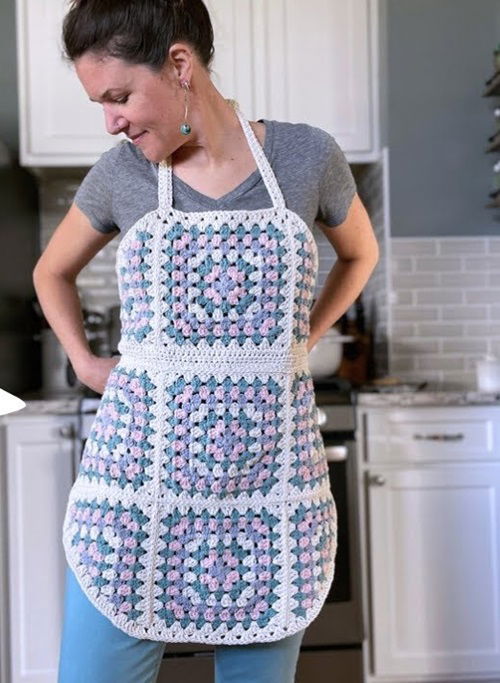 Granny Square Apron