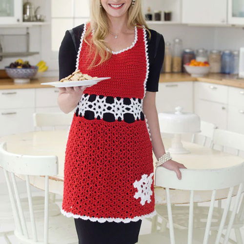 Snowflake Apron Pattern