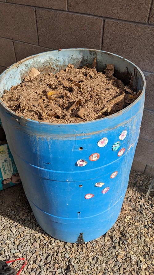 Compost Pile for garden