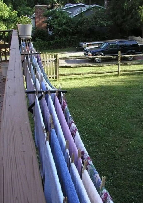 Clothesline From the Upper Deck