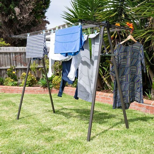 Portable A-Frame Clothes Rack